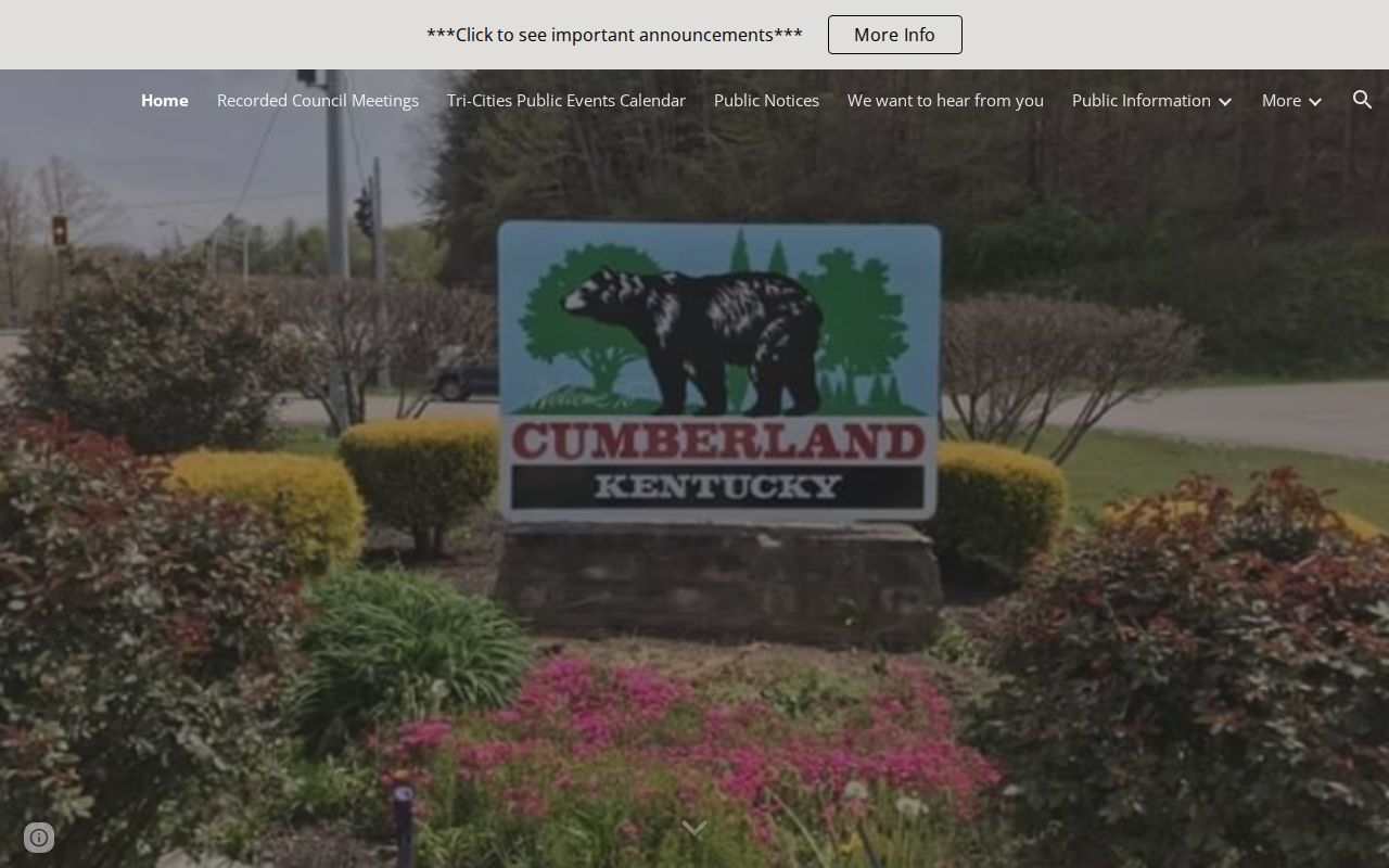 Harlan County criminal history Cumberland city government